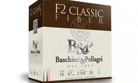 BASCHIERI & P. cartucce F2 CLASSIC FIBER cal.16 gr.29 pb.5
