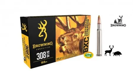 BROWNING Munizioni cal.308 WIN palla BXC Gr.168