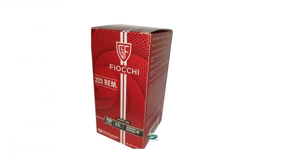 FIOCCHI munizioni cal.223 rem palla FMJ 55gr.