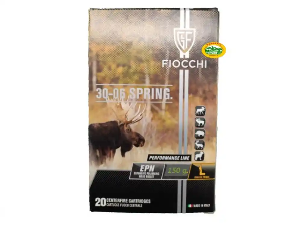 FIOCCHI munizioni cal.30-06 palla EPN 150gr.