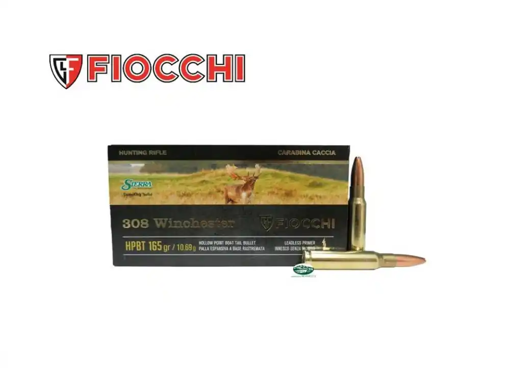 FIOCCHI munizioni cal.308 win palla HPBT 165 gr