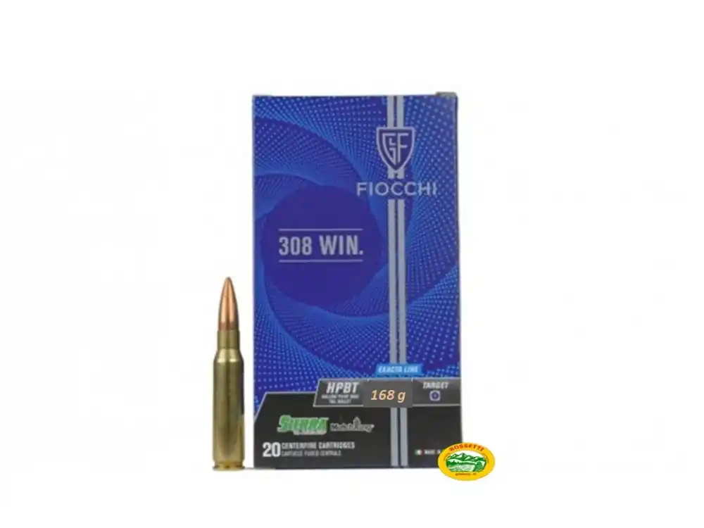 FIOCCHI munizioni cal.308 win palla 168 gr Exacta - 709890