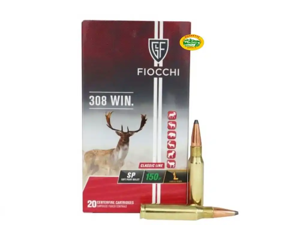 FIOCCHI Munizioni cal.308 win palla SP 150gr.