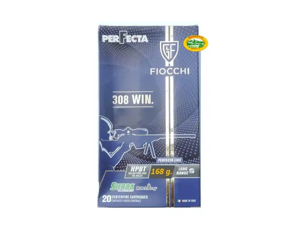 FIOCCHI munizioni cal.308 win 168 gr. PERFECTA