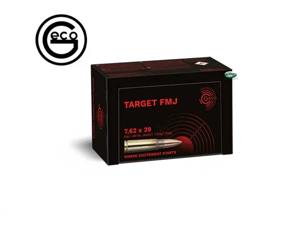 GECO Munizioni 7,62x39 FMJ TARGET 124gr