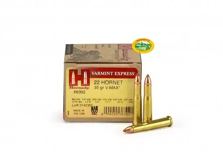 HORNADY munizioni cal.22 Hornet 35gr. V-MAX