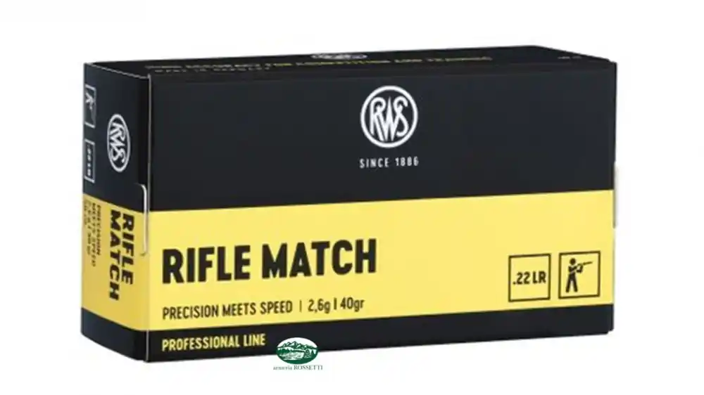 RWS munizioni cal.22 lr Rifle Match