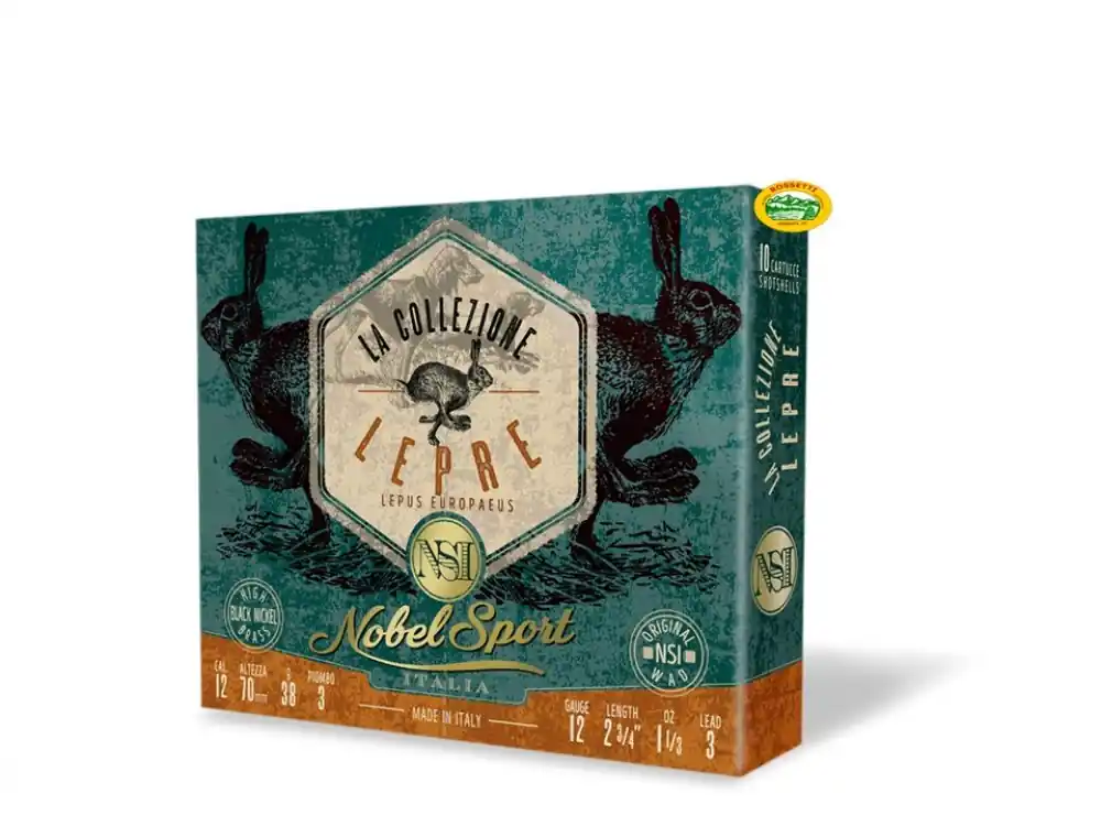 NOBEL cartucce LEPRE Collezione Speciale cal.12