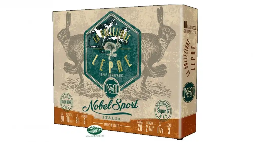 NOBEL cartucce LEPRE Collezione Speciale cal.20 pb.3