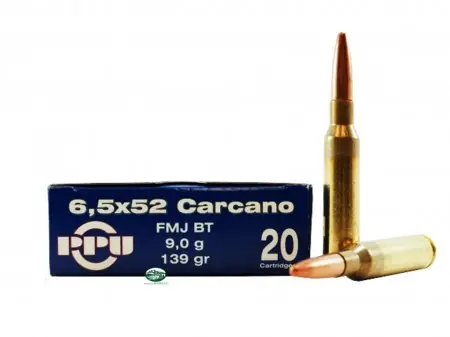 PPU PRVI PARTIZAN Munizioni cal.6,5X52 Carcano FMJ BT 139gr. C7A208