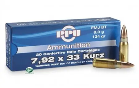 PPU PRVI PARTIZAN Munizioni cal.7,92X33 KURZ 124gr.