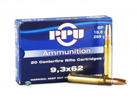 PPU PRVI PARTIZAN Munizioni cal.9,3X62 SP 285gr.