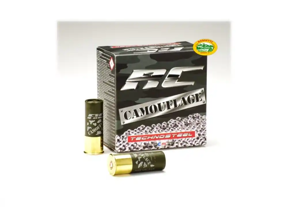 RC cartucce TECHNOSTEEL HP CAMOUFLAGE T4 cal.12 gr.34 p.3 senza piombo