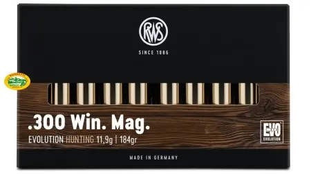 RWS munizioni cal.300 Win Mag EVOLUTION 184gr