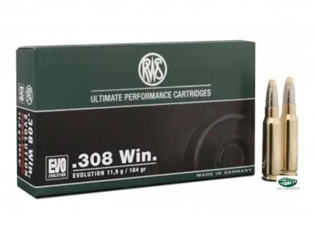 RWS munizioni cal.308 win EVOLUTION 184 gr.