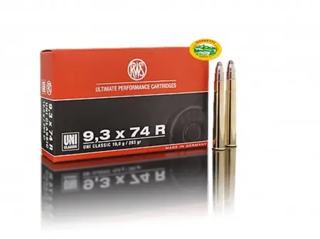 RWS munizioni cal.9,3x74R UNI CLASSIC 293 gr.