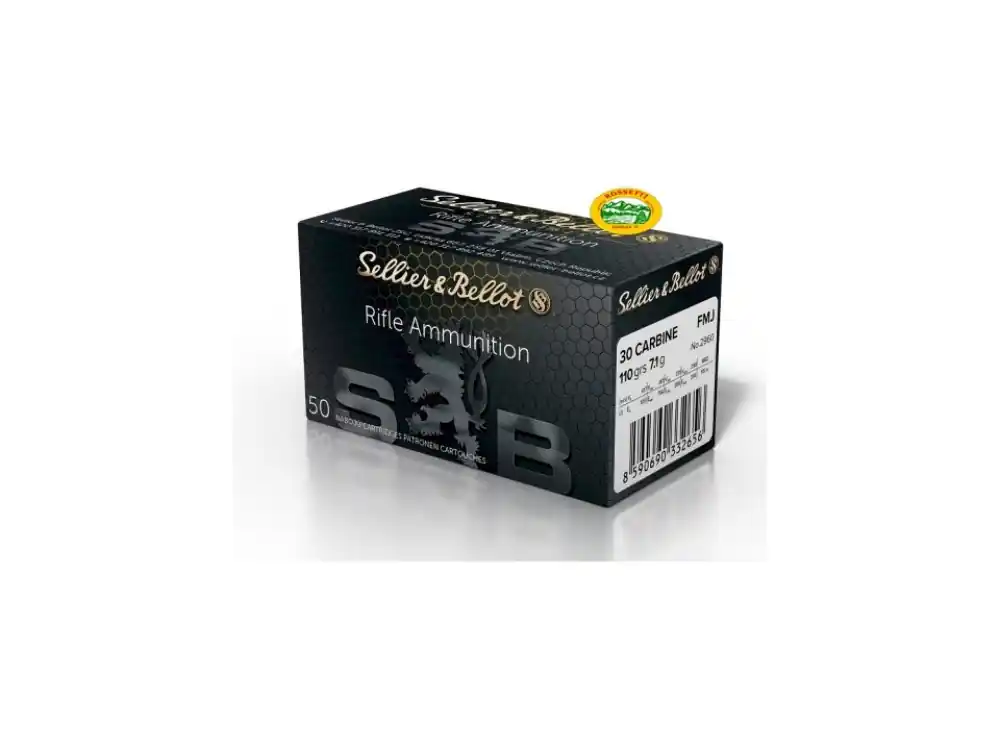 SELLIER & BELLOT munizioni cal.30 carbine FMJ 110 gr 2960