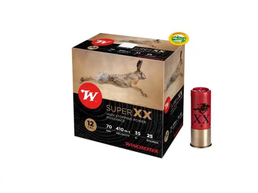 WINCHESTER cartucce SUPER XX cal.12 pb.6 conf.25 speciale colombaccio