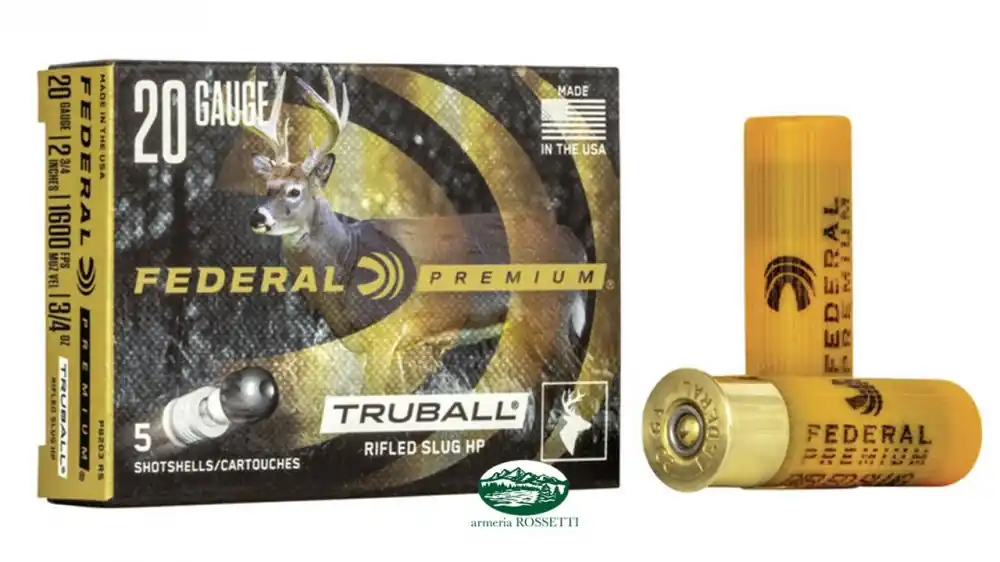 FEDERAL cartucce cal. 20 Slug Truball PB203 RS