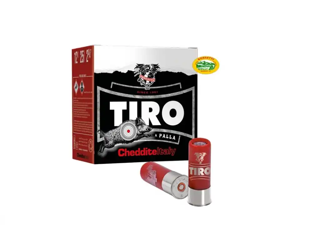 CHEDDITE cartucce a palla da tiro DEPOTENZIATA T3 a palla cal.12 gr.28