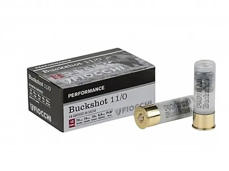 FIOCCHI cartucce BUCKSHOT cal.12 9 pallettoni 33gr.