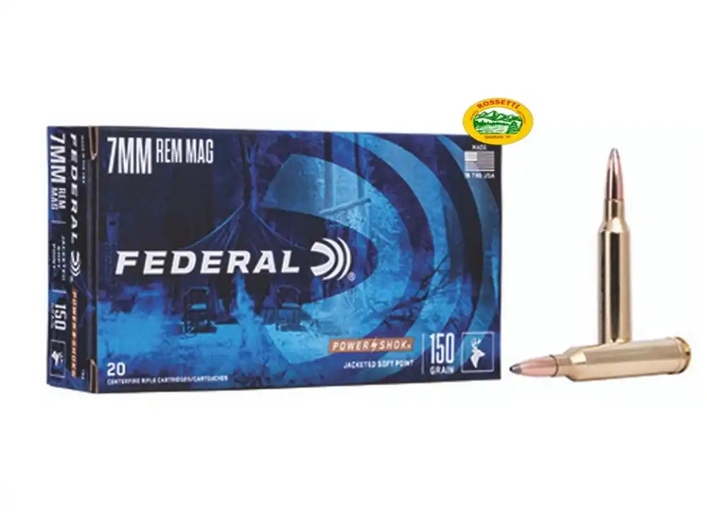 FEDERAL munizioni cal.7 mm rem.mag.150 gr. Soft Point