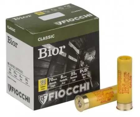 FIOCCHI cartucce BIOR 25 cal.20 pb.10