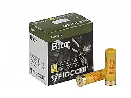 FIOCCHI cartucce BIOR 25 cal.20 pb.11