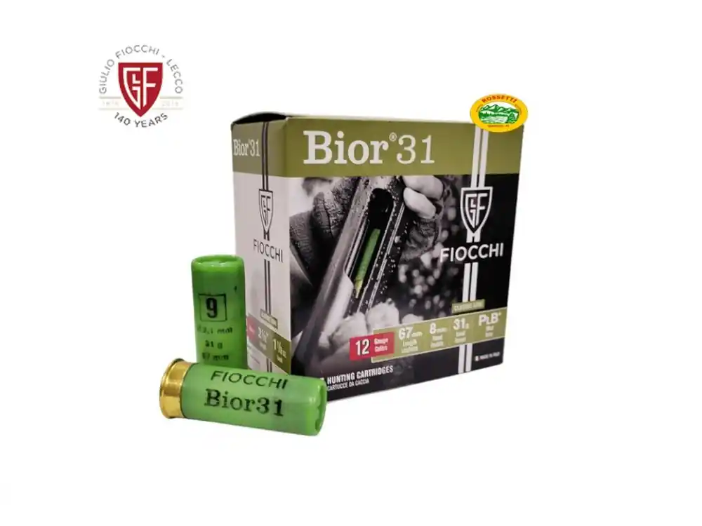 FIOCCHI cartucce BIOR 31 cal.12 pb.12
