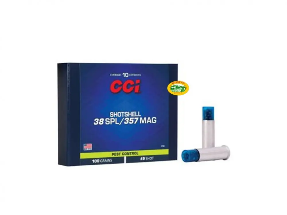 CCI Cartucce a pallini cal. 38 SP pb 9