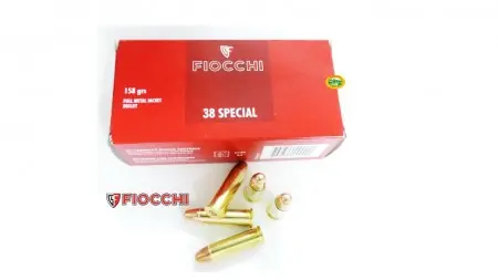 FIOCCHI munizioni cal.38 SPECIAL FMJ 158gr. conf.50pz.