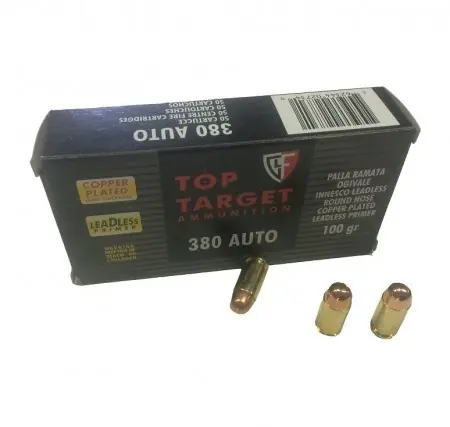 FIOCCHI munizioni cal.380 AUTO RNCP 100gr. conf.50pz.