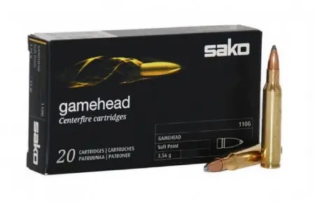 SAKO munizioni cal. 6,5X55 SE GAMEHEAD SP 156 gr. 120H