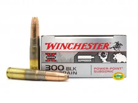 WINCHESTER munizioni cal.300 Blackout Power point Subsoniche 200gr.