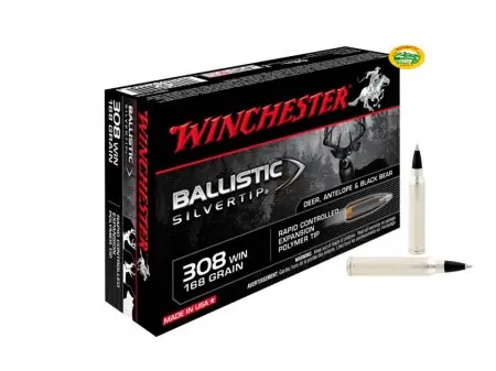 WINCHESTER munizioni cal.308 BALLISTIC SILVERTIP 168gr.