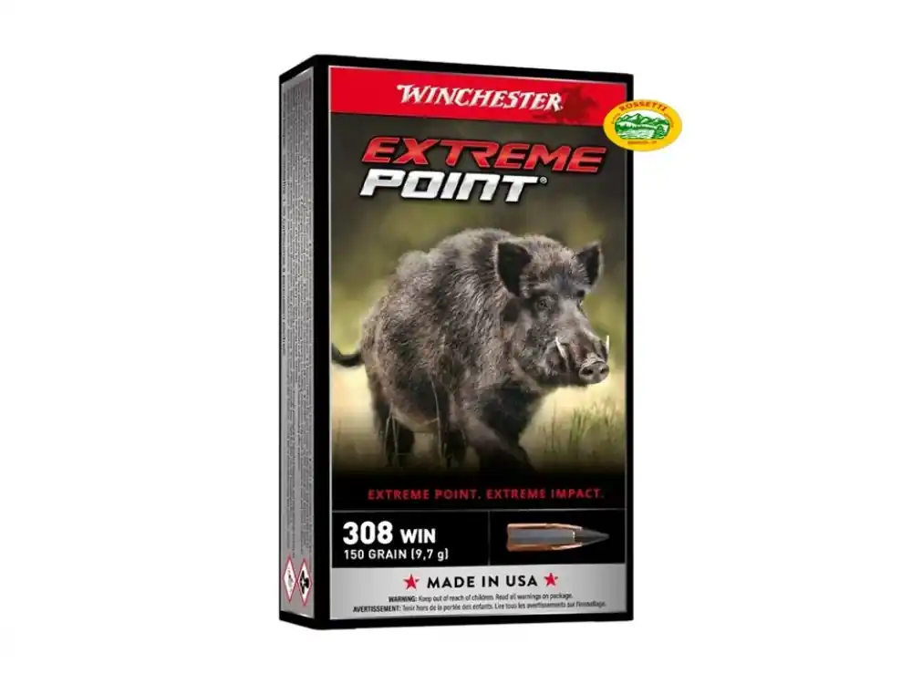 WINCHESTER munizioni cal.308 win EXTREME POINT 150gr.