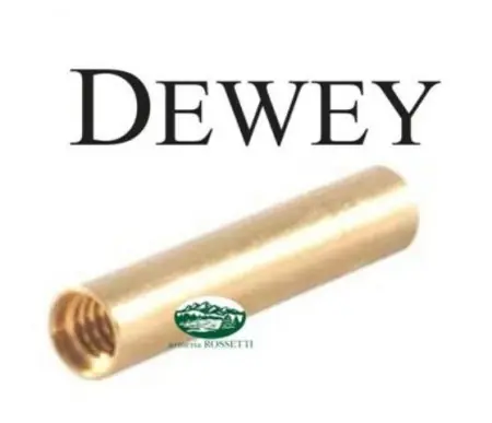 DEWEY Adattatore per bacchetta diametro 5,30 mm da passo USA 8/32 a passo M5