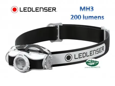 LED LENSER Torcia da testa MH3 - 200 lumen