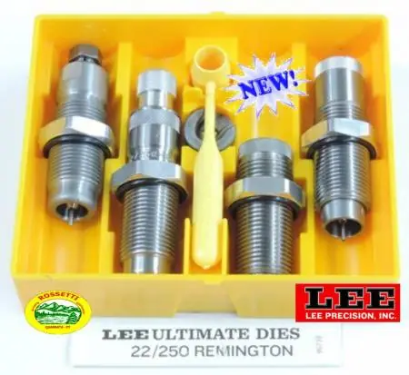 LEE DIES ULTIMATE CAL 22/250 REMINGTON 4Ppz. 90739