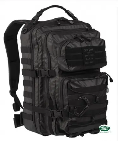 MILSPEC Zaino tattico nero 20 lt idrorepellente