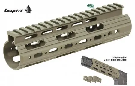 LEAPERS UTG MTU005SSD Guardiamano super slim con Weaver per M4/AR15 DESERT