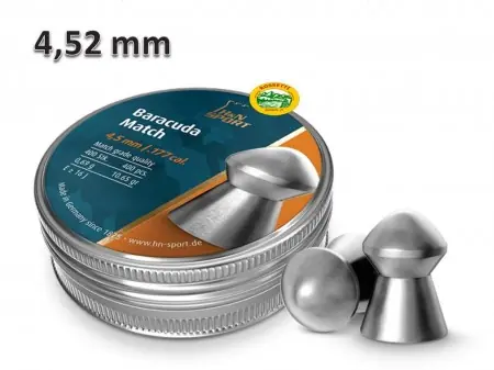 H&N SPORT Pallini BARACUDA MATCH cal.4,52 mm 0,69gr