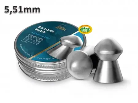 H&N SPORT Pallini BARACUDA MATCH cal. 5,51mm 1,37gr