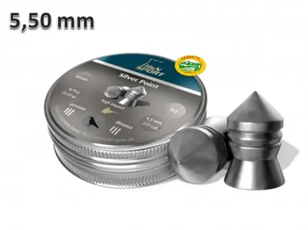 H&N SPORT Pallini SILVER POINT cal. 5,50mm 1,11gr
