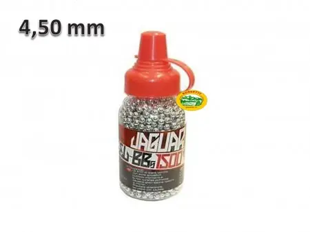 JAGUAR Pallini steel BB cal.4,5mm conf.1500 pezzi