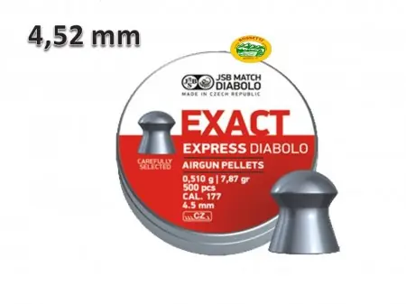 JSB Pallini EXACT EXPRESS DIABOLO cal.4,52 mm 0,510gr