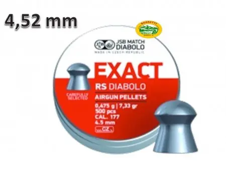 JSB Pallini EXACT RS DIABOLO cal.4,52 mm - 0,475 gr.