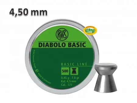 RWS Pallini DIABOLO BASIC cal. 4,50mm 0,45gr
