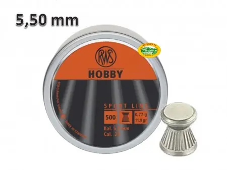 RWS Pallini HOBBY cal. 5,50mm 0,77gr 2136430