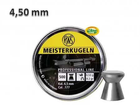 RWS Pallini MEISTERKUGELN cal.4,50mm 0,53gr